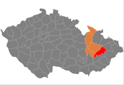 Bezirk Přerov /Prerau
